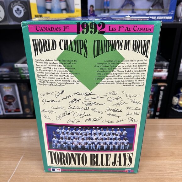 1992 Kelloggs Frosted Flakes TORONTO BLUE JAYS WORLD SERIES CHAMPIONS Sealed - Picture 2 of 6